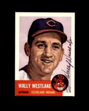 Wally Westlake Hand Signed 1991 Topps Archives 1953 Cleveland Indians Autograph