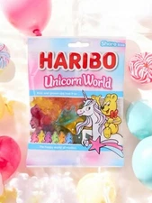 Haribo UNICORN WORLD  gummy bears -160g-Limited EUROPEAN Edition - FREE SHIP