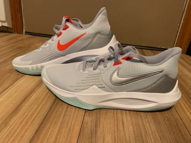 New Size 10.5 Men Nike Precision V Pure Platinum Metallic
