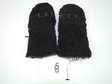 UGG Women's Curly Pile Flip Black Mittens Gloves Size Small UGG Logo NWT