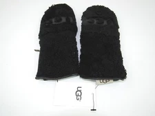 UGG Women's Curly Pile Flip Black Mittens Gloves Size Small UGG Logo NWT
