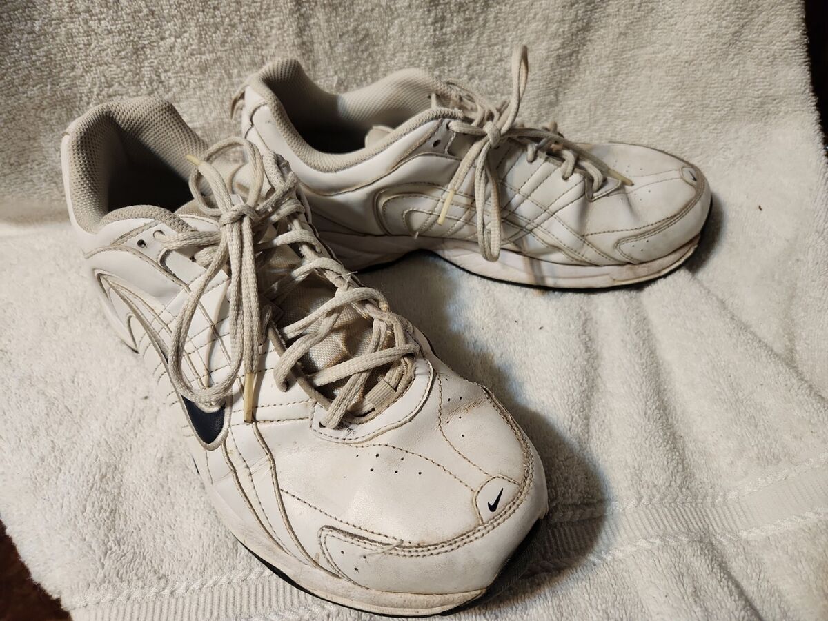 Nike Mens T-Lite VIII 386769-141 White Running Dad Shoes Nike Mens T-Lite VIII 386769-141 White Running Dad Shoes