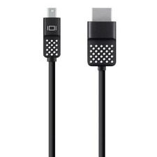 Belkin Mini DisplayPort to HDMI Cable, 4k - 12ft - Black