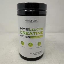 HMB Leucine Creatine Powder - 5G Creatine Monohydrate, 3G HMB Supplement, 3G L-L
