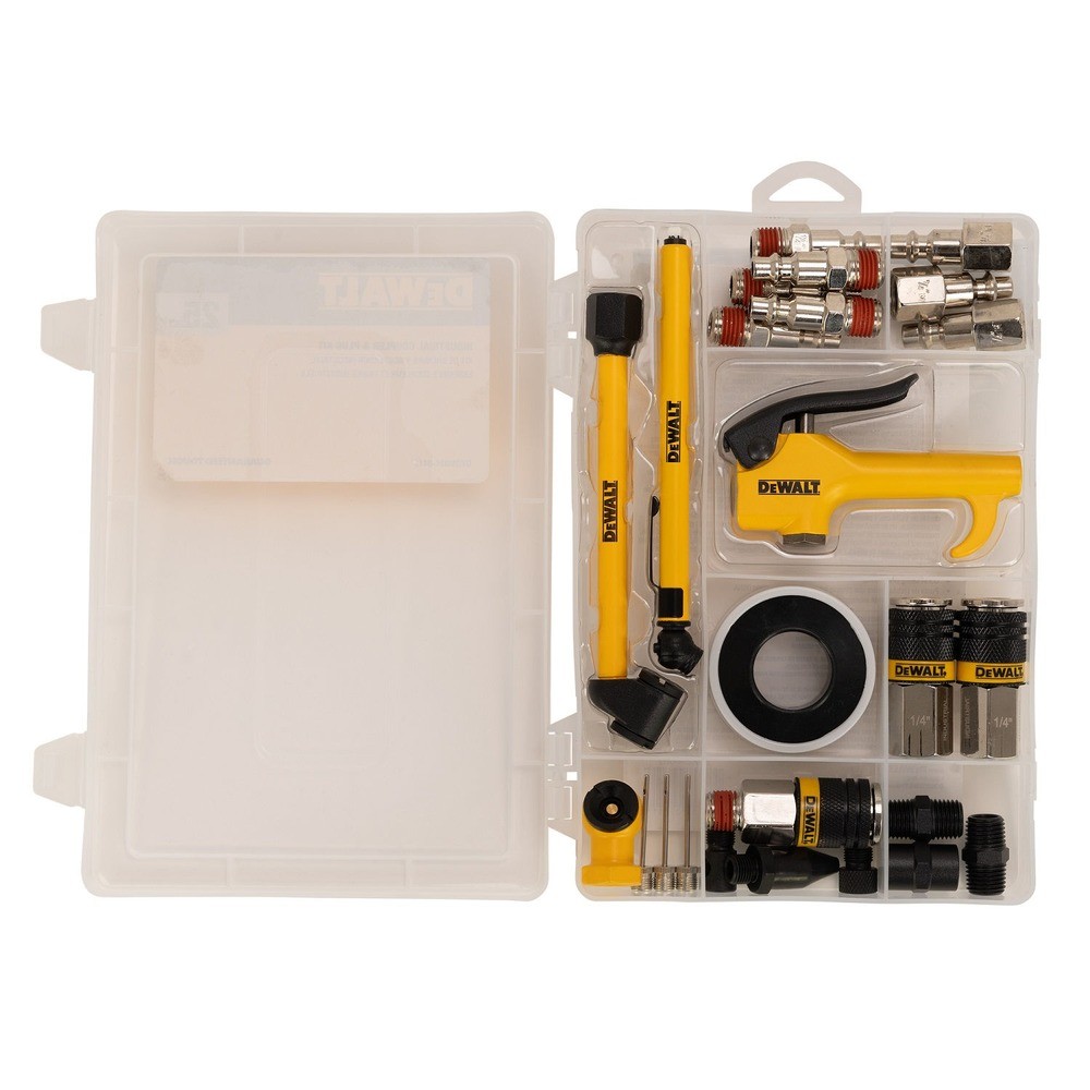 DEWALT DXCM024-0412 25-Piece Industrial Coupler and Plug Accessory Kit New