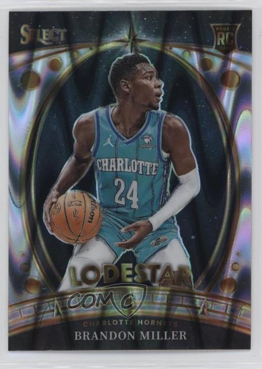 2023-24 Panini Select Lodestars Tectonic Prizm Brandon Miller #3 12ec