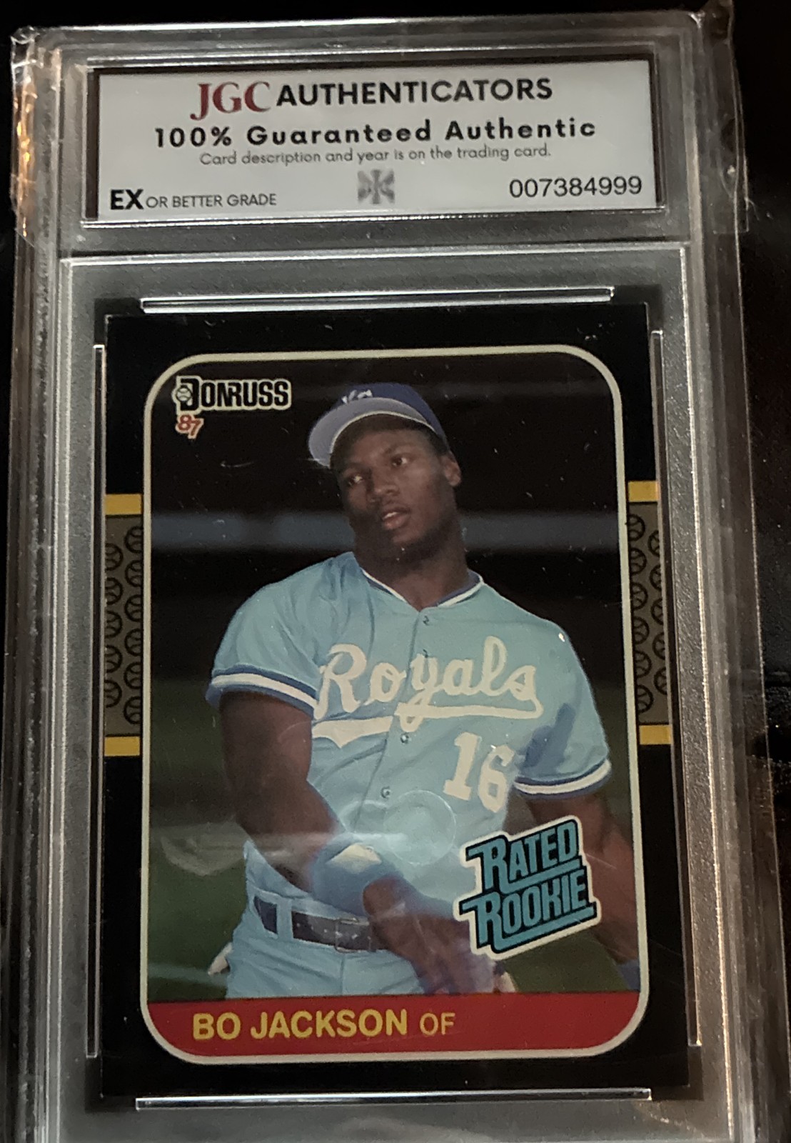 1987 Donruss - Rated Rookie Bo Jackson #35 (RC)