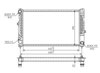Hart 602 083 KüHler, MotorküHlung FüR Audi,Skoda,Vw