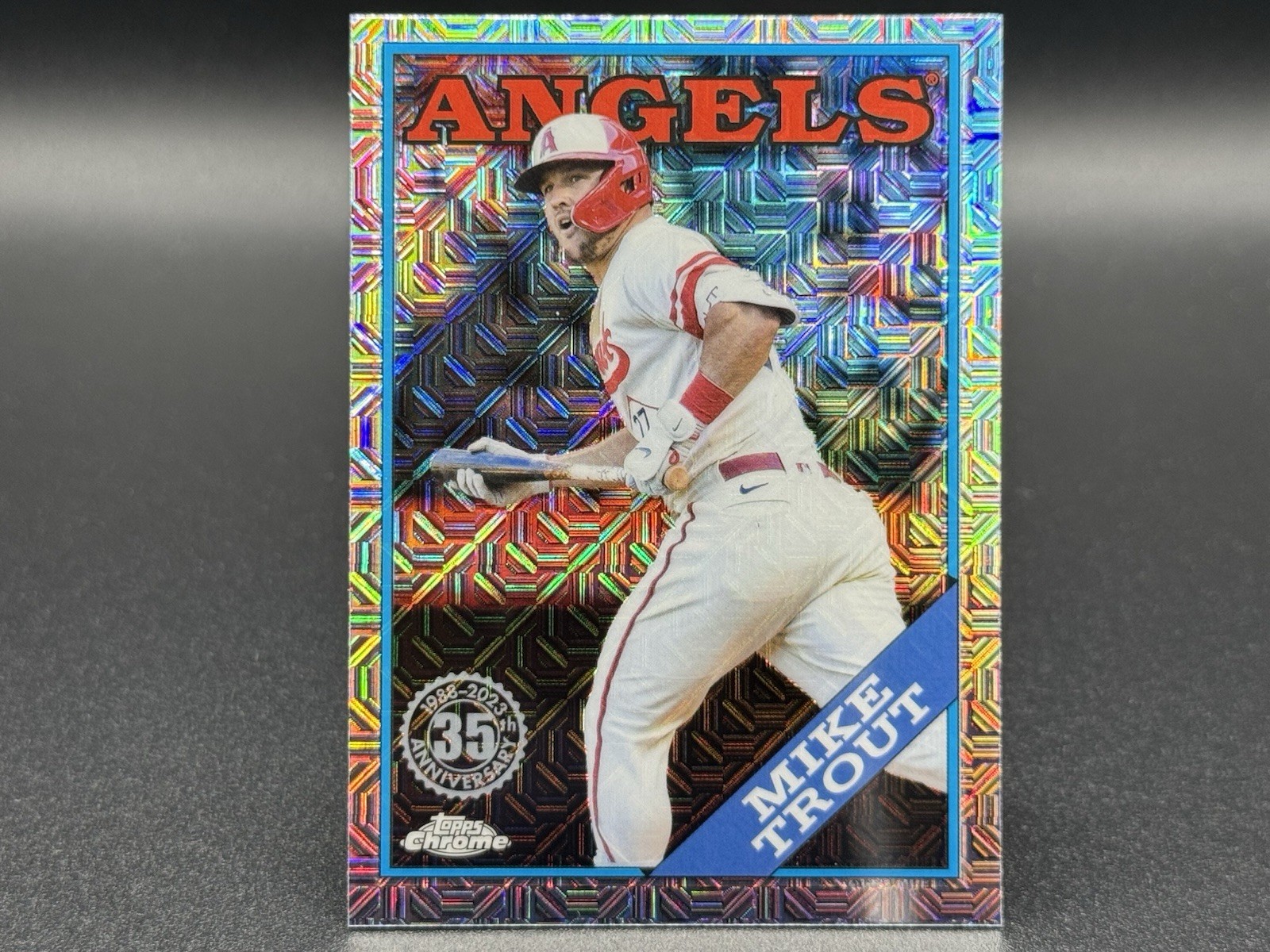 2023 Topps Series 1 - 1988 Topps Chrome Silver Pack Mike Trout #T88C-77