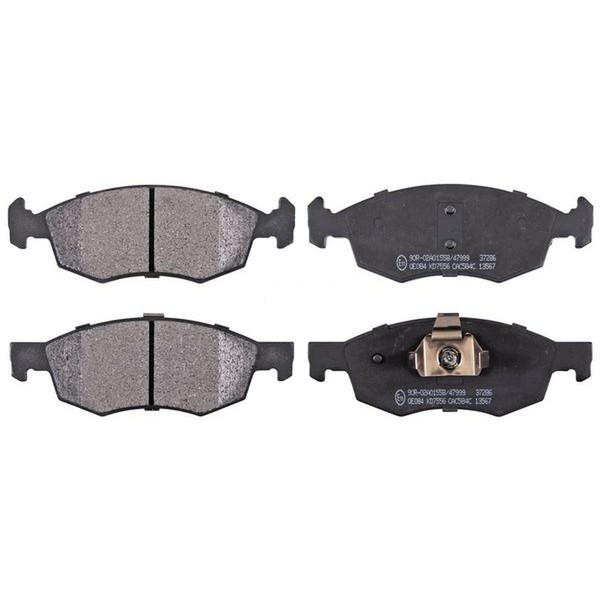 Bremsbelagsatz Ohne VerschleißSensor 18 Mm A.B.S. FüR U.A. Fiat Doblo-image