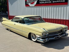 1959 Cadillac Coupe DeVille Deluxe, Gotham Gold, Air Ride 390 V8 A/C Stunner!