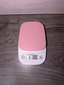 Digital Kitchen Food Scale 11 lb / 5 kg Pink LCD Tare lb:oz g kg oz Tested