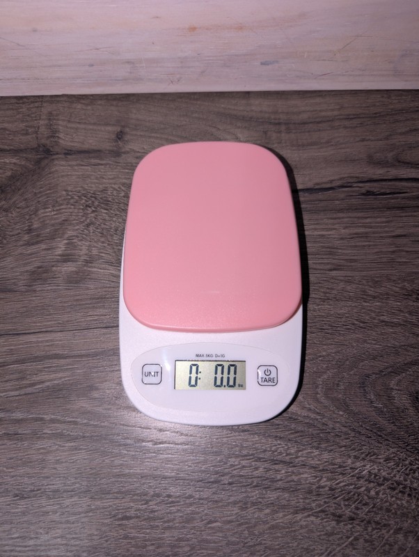 Digital Kitchen Food Scale 11 lb / 5 kg Pink LCD Tare lb:oz g kg oz Tested