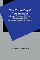 The Three Days' Tournament Jessie Weston Taschenbuch Englisch 2024 Alpha Edition