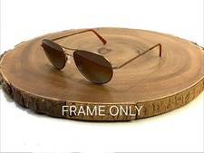 Randolph Sunglasses Thaden TN002 Pilot Satin Chocolate Gold 54 16 140mm USA Made