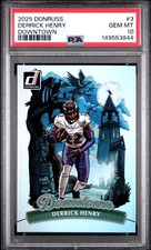 2025 PANINI DONRUSS DOWNTOWN #3 DERRICK HENRY PSA 10