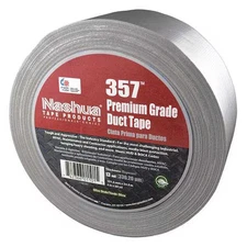 Nashua 357 Duct Tape, Gray, 60 Yd L, 4 In W