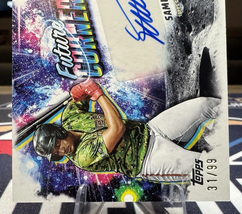 2025 Topps Pro Debut-#FC-SB Samuel Basallo Future Cornerstone Autograph SP 31/99 - Image 3 of 4