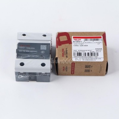 DELIXI CDG1-1DA 40A SSR 40A480VAC Solid State Relay Input 3V~32VDC *tn