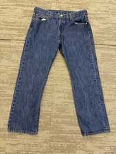 Levis 501 Jeans Mens 36x29 Blue Denim Straight Leg Button Fly Classic 501XX
