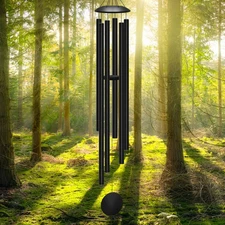 66" Extra Large Wind Chimes for outside Deep Tone, 6 Thick and Bold Aluminum Tub