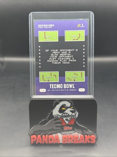 2026 Bo Jackson Battle Arena Tecmo Outshined Short Print Play #PL20