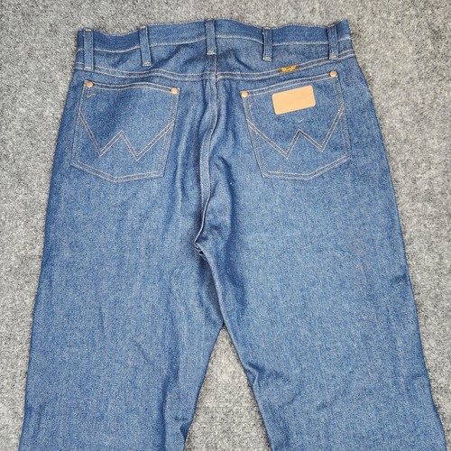 Wrangler Jeans Herren 33x34 Blau 13MWZ Cowboy Schnitt Original Fit Denim Western Hose - Bild 5 von 16