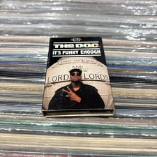 The D.O.C. "It's Funky Enough" Cassette Tape single, (1989), (Produced: Dr. Dre)