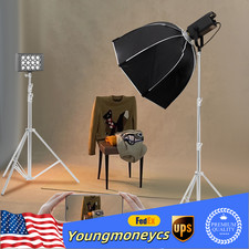 2pcs Photography Studio Lighting Softbox Photo Light Muslin Backdrop Stand Kit