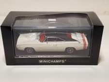 Minichamps 1:43 Dodge Charger R/T Hardtop Coupe White Red Stripe Limited Edition