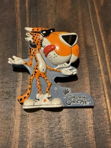 Chester Cheetah Cheetos Large Blue Chip Bag Clip Y2K Promo Magnet Vtg 2000