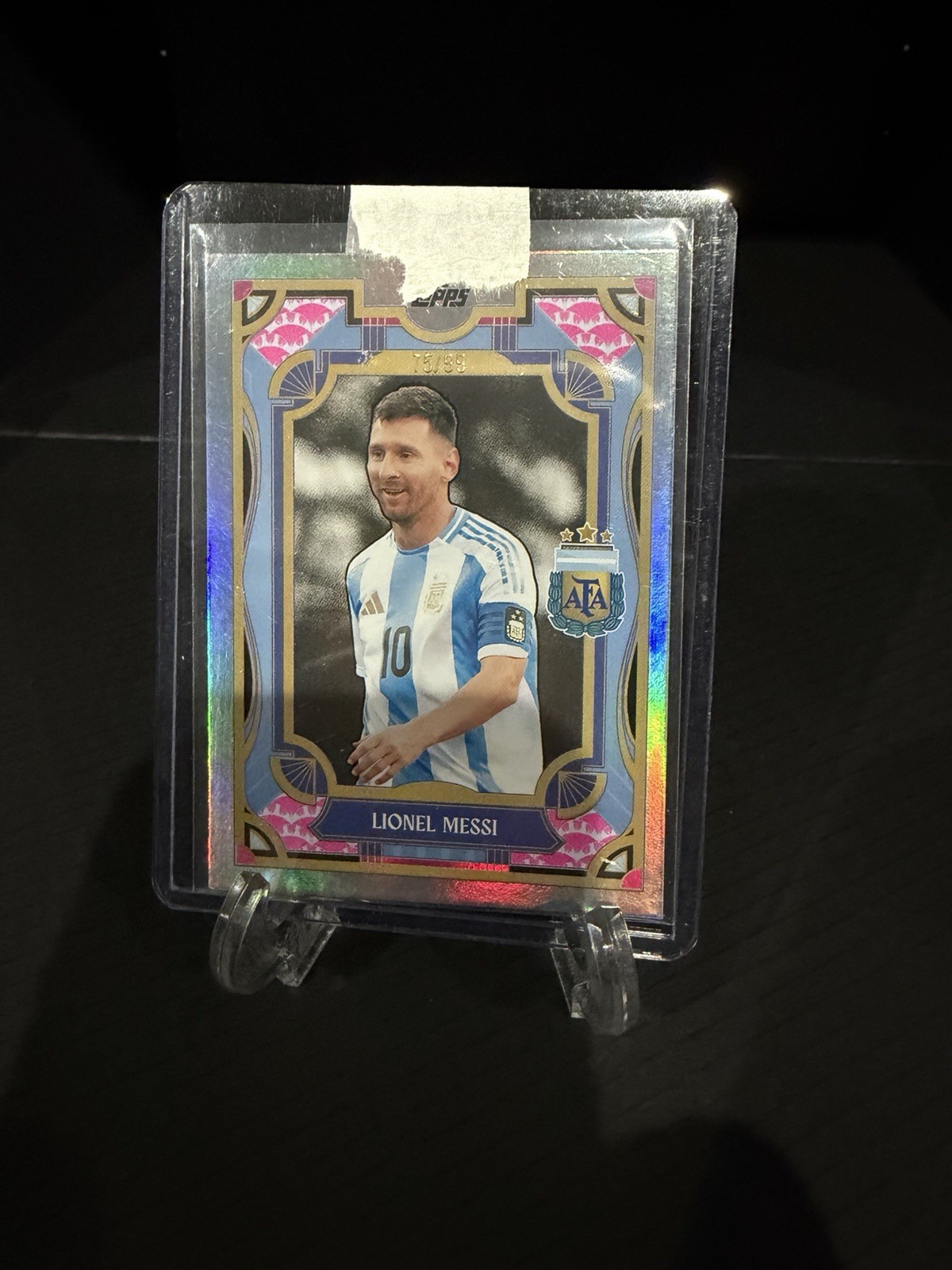 2024 Topps Now MLS Lionel Messi #75/99 World Cup Argentina Gem Mint Champion