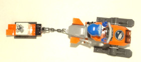 Used LEGO Arctic Snowmobile 60032 Set, 44 Pieces, Arctic Explorer Minifigure