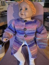 Jacke Ca. Gr. 74 Handmade gehäkelt