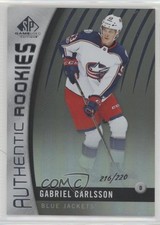2017-18 SP Game Used Authentic Rookies Rainbow 216/220 Gabriel Carlsson #89 04z0