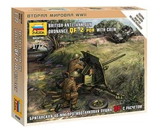 Zvezda, Z6169 model making, tank assault rifle, British canon and servants