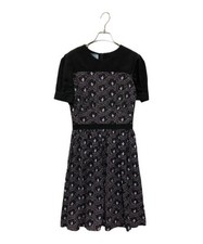 PRADA                    Floral print dress black P31X0 S152