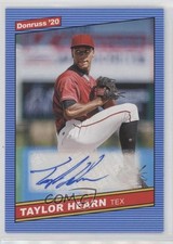 2020 Panini Donruss Retro 1986 Signatures Taylor Hearn #86S-TH Auto k5i