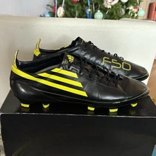 Adidas F50 Adizero Cleats Ghosted Prime FG 2010 Memory Lane Black Yellow 