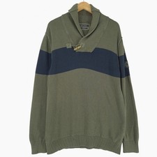 Marc O'Polo Men's Pullover Green Cotton Long Sleeve 2XL Regular