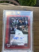 2025 Topps Chrome Update Series Daylen Lile Auto /5 Pack Fresh!!! Nationals