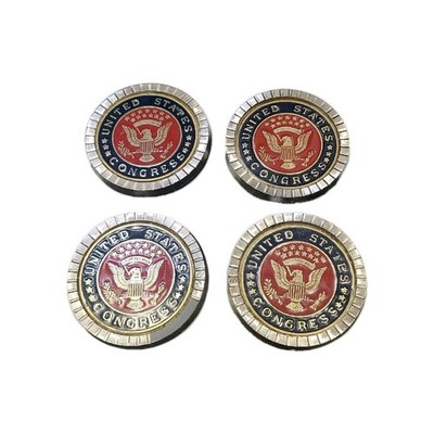 4X USA Kongress Untersetzer Schwer Metall Tee Kaffee Untersetzer Ornamente 