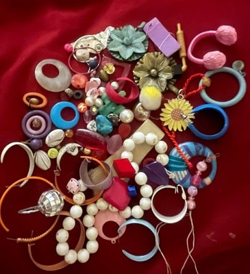 HOOPS and Beads Lot!!crafting Supplies Jewelry Making