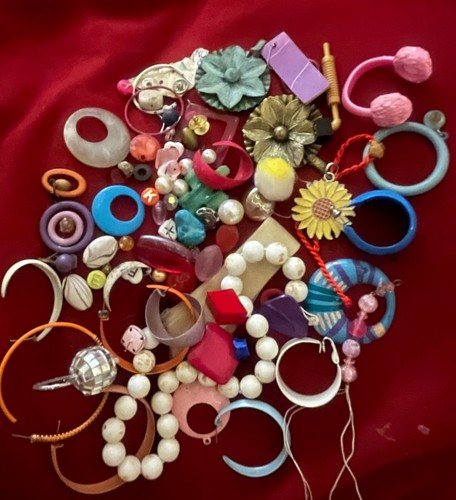 HOOPS and Beads Lot!!crafting Supplies Jewelry Making