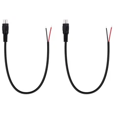 Fancasee 2-Pack RCA Female Plug to Speaker Wire Bare Wire Pigtail Connector Adap