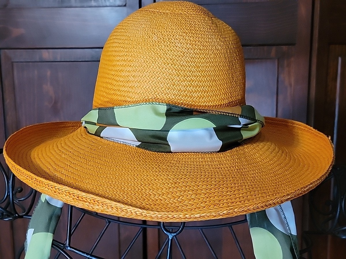 Vintage Toucan Mustard Wool Wide Brim Flower Hat Toucan Felt Hats for Women for sale | eBay main image 4