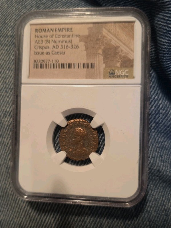 ROMAN EMPIRE House of Constantine AE3 (BlNummus) AD 316-326 issued as Caesar
