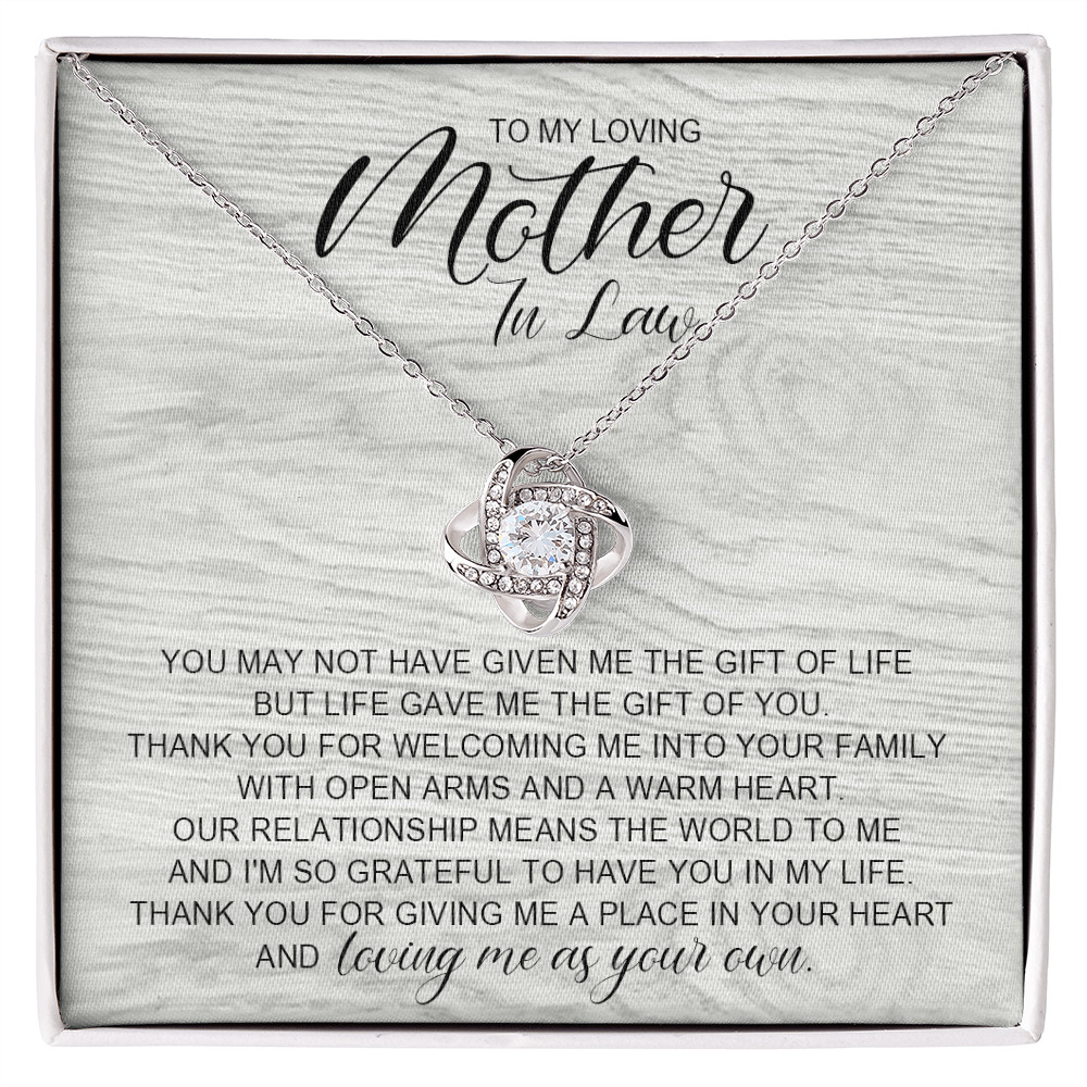 To My Mother In Law, Gift For Christmas, Gift For Birthday, Women Necklace