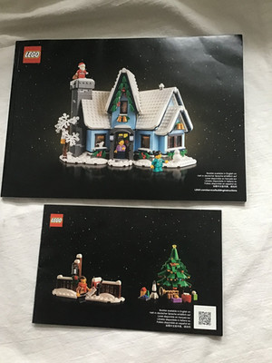 LEGO NUR ANLEITUNG für Set 10293 Besuch des Weihnachtsmanns - NEU!!