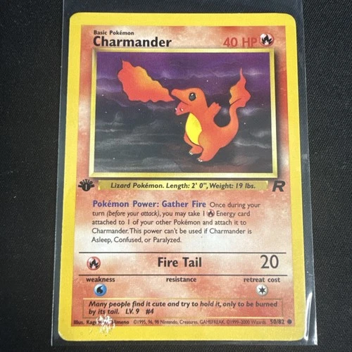 Charmander 1st Edition 50/82 - Team Rocket MP